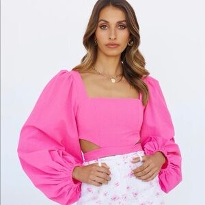 Hello Molly “Strawberry Smiles” Blouse